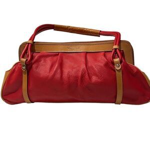 Petusco Heritage Red Genuine Leather Shoulder Bag